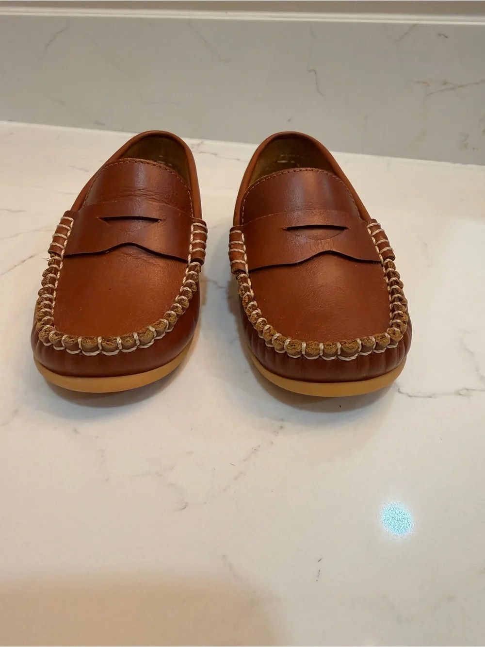 Elephantito Brown Kids Dress Loafers